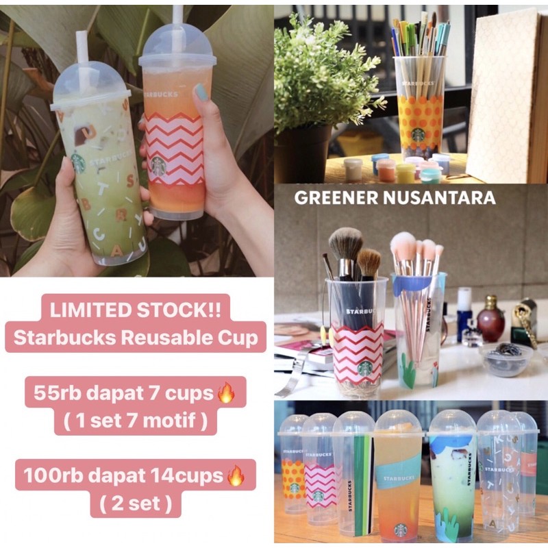 Starbucks Reusable Summer Cup, Harga Sudah Termasuk Bubble Wrap