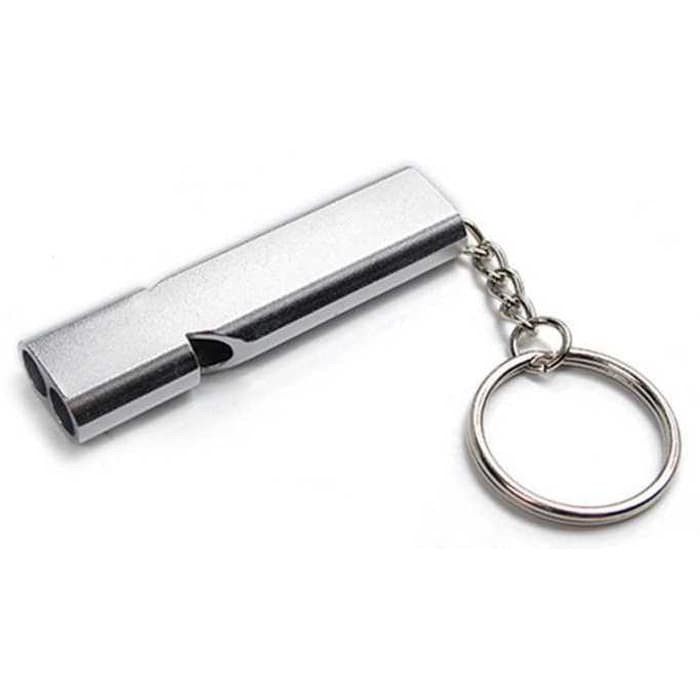 Gantungan Kunci Peluit Survival Outdoor Emergency Whistle Keychain