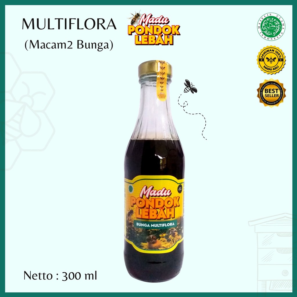 

Madu Multiflora 300ml - Pondok Lebah