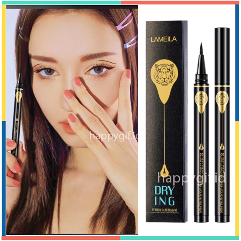 LAMEILA Eyeliner Mata Black Gold Tiger Waterproof LA132 844