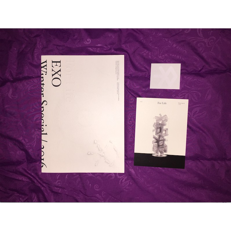 EXO For Life Album Only ( 2 CDs + POSTCARD + STICKER )