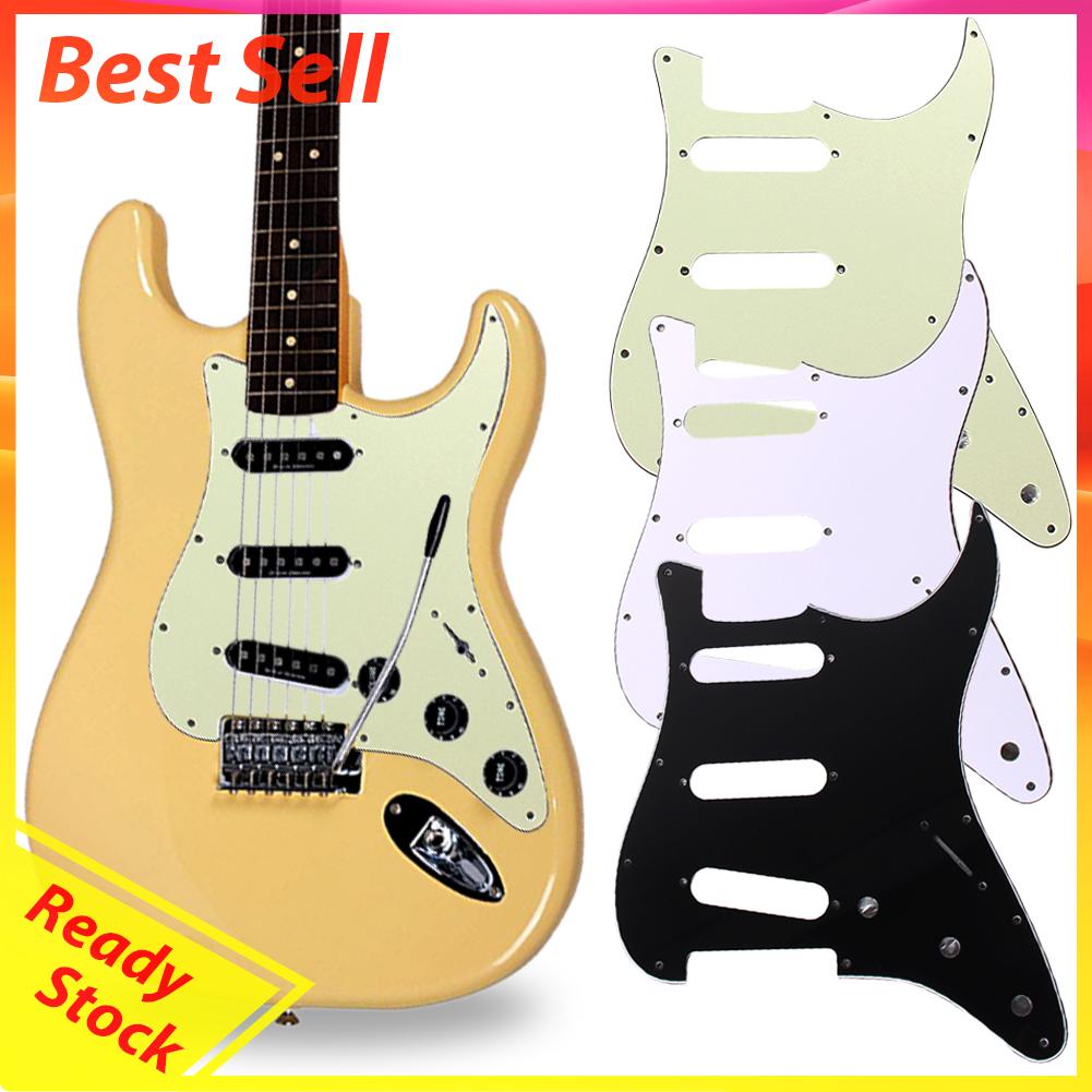 3ply Sss 11 Lubang Strat Pickguard Untuk Gitar Elektrik Fd (All)