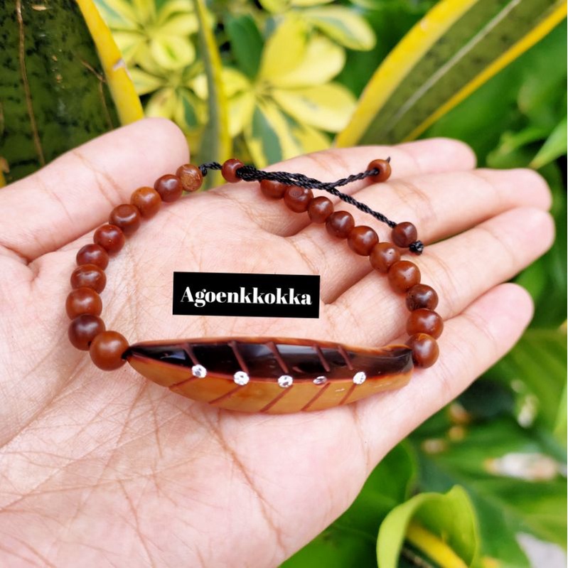 Gelang Daun mata coklat kokka kaokah