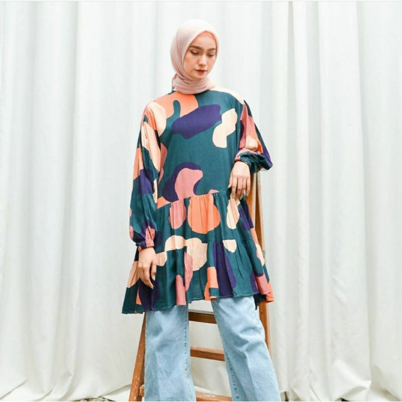 Ready Aneta Blouse Binar by Nuna.id