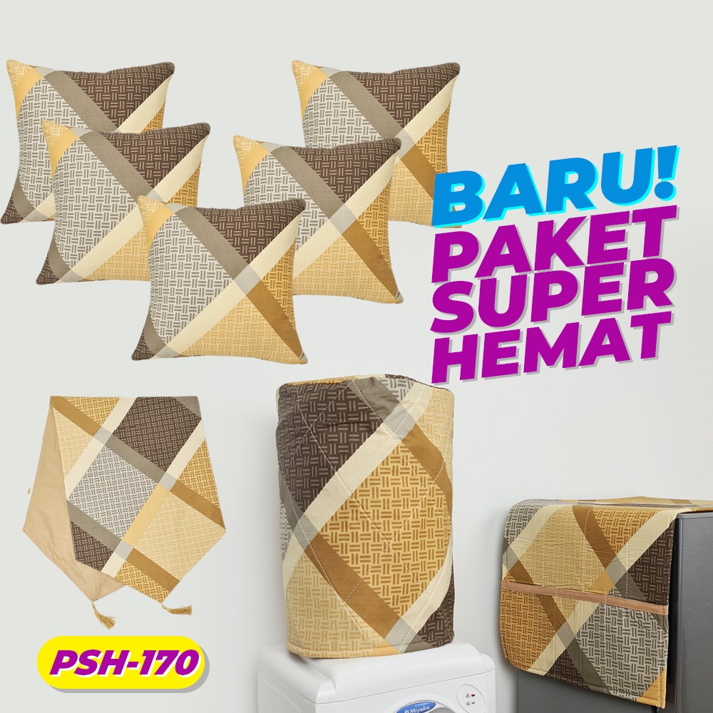 Sarung Bantal Sofa, Taplak Meja, Sarung Galon, Sarung kulkas