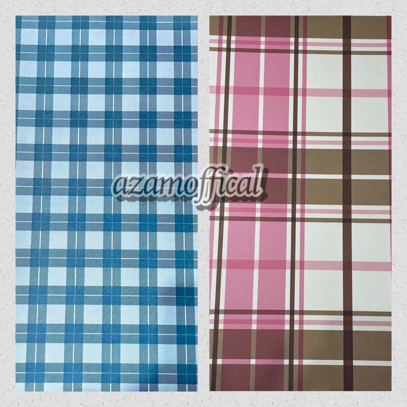 

KERTAS KADO JUMBO SANSAN WAWA MOTIF KOTAK KOTAK SOUVENIR KADO