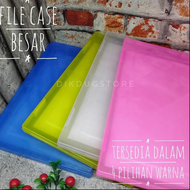 

ㅡ File Case - Map Plastik - Ukuran Besar Fancy Transparant KOKOO 0605 ら