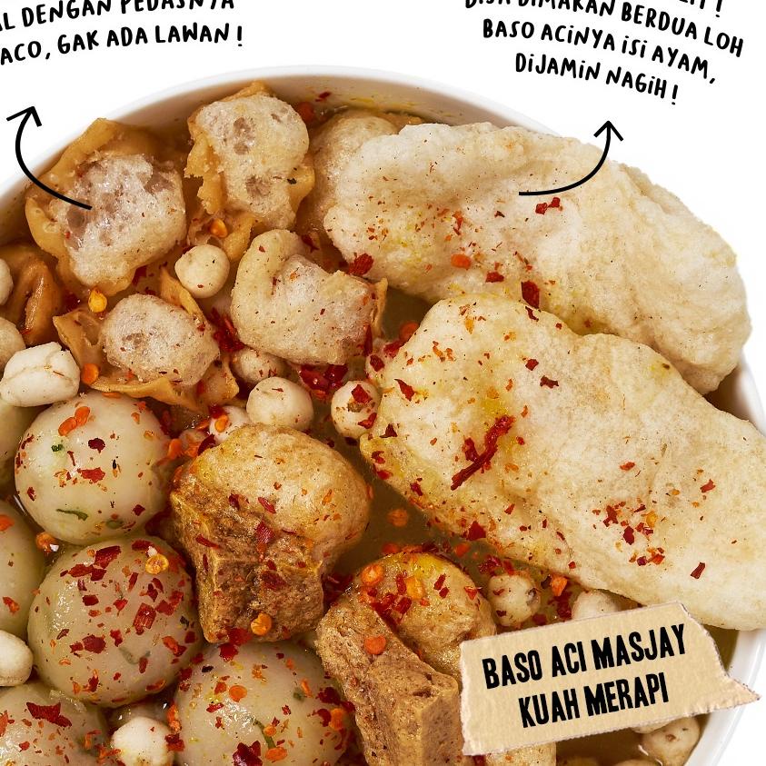 

「⭐Terbaru 3.3」 MASJAY Baso Aci Bumbu Merapi Instant - No.1 Street Food Bandung Kemasan Super Pedas dan Gurih 5.5 Terlaris/5.5 Product HOT/【Grosiran Murah✅】/Stok terbaru/「Original」