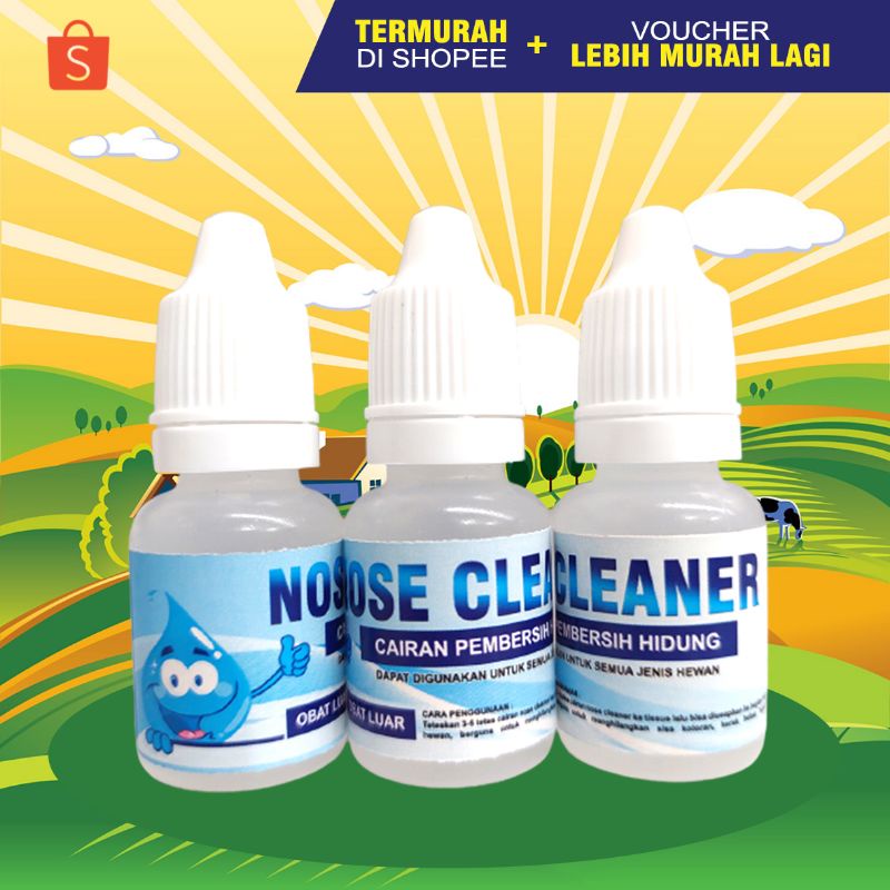 NOSE CLEANER - Cairan Pembersih Hidung Kucing Ingus Kucing Anjing Kelinci Pilek Flu Bersin