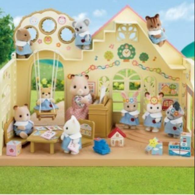 sylvanian families forest nursery gift set