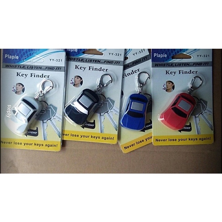 Gantungan Kunci Siul model mobil Key Finder Car LED aksesoris souvenir koleksi pajangan