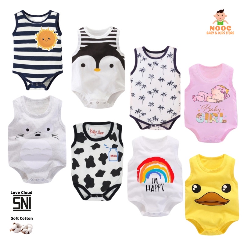 BabyGo Jumper Bayi Kutung tanpa lengan Motif FASHION / Jumper Fashion / Jumper Kutung Motif