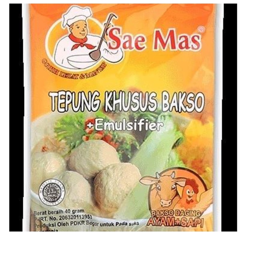 CS1-saemas tepung khusus bakso emulsifier  40 gram