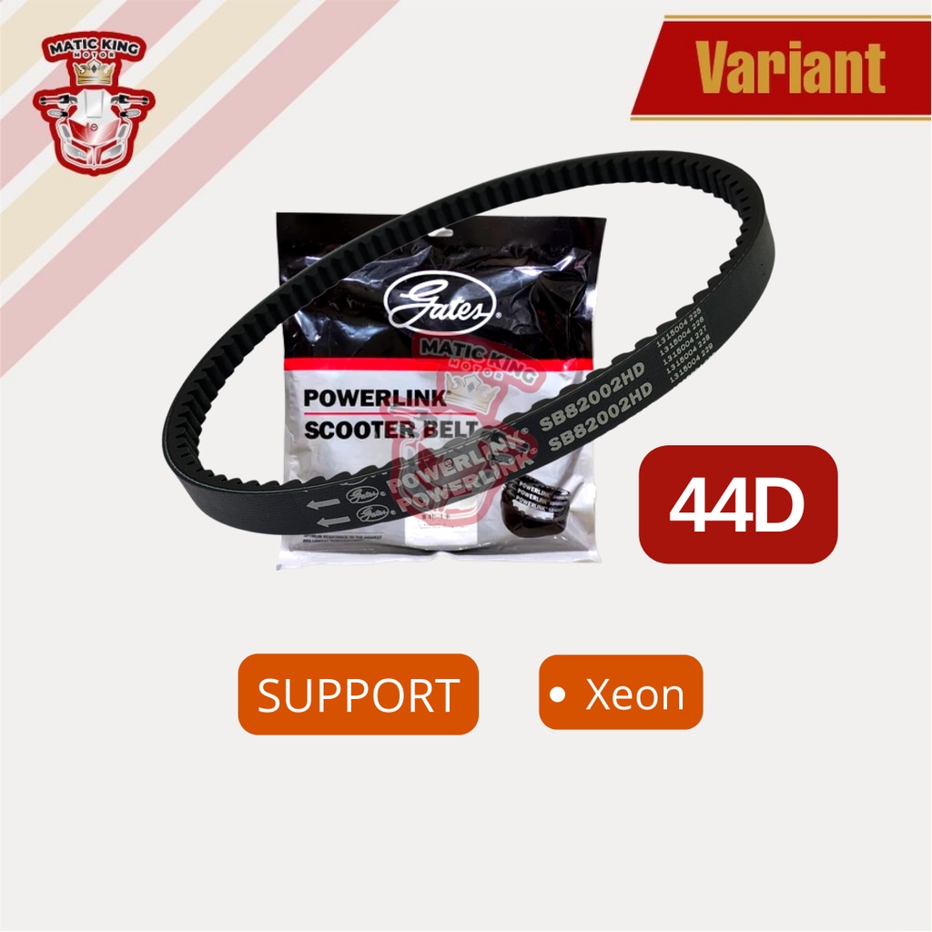 Vanbelt V Belt Nmax Aerox 155 Lexi 125 Gates Powerlink Made in Thailand