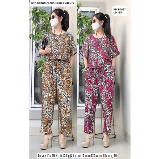 premium pajamas tiger/ pajamas katun rayon motif macan/ setelan pajamas