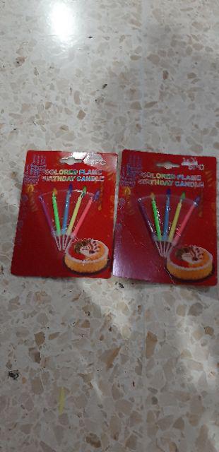 Lilin Warna / Color Flame Candle / Lilin Ultah / Lilin Ulang Tahun Warna