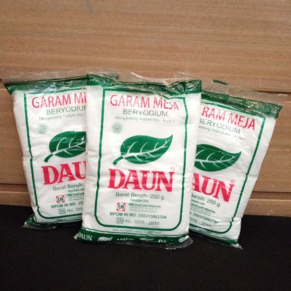 

Garam halus Daun 250gr