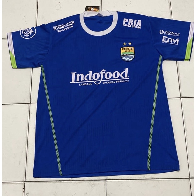 Jersey bola / atasan bola persib bandung home grade lokal