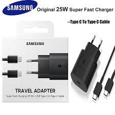 CHARGER SAMSUNG TIPE C TYPE C FAST CHARGING ORIGINAL 100% 25 WATT