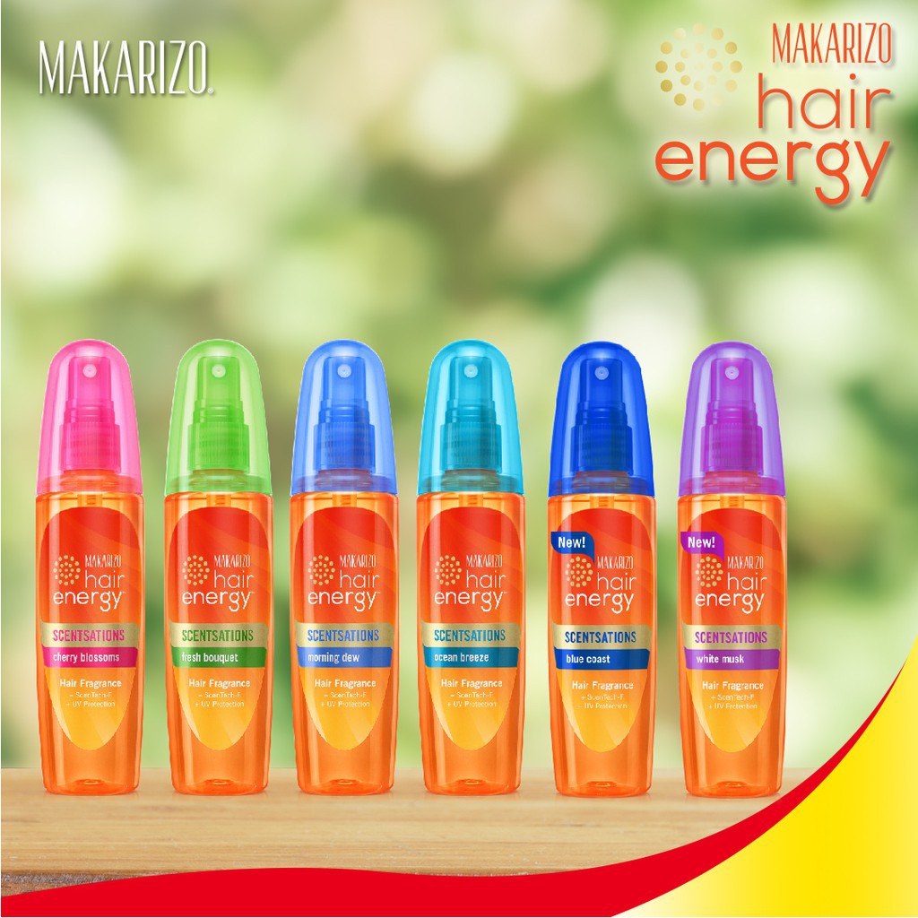Makarizo Hair Energy Scentsations Hair Fragrance 30ml 100ml Parfum Rambut