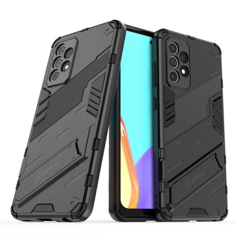 Case Samsung Galaxy A33 A53 A73 A14 A34 A54 5G A04 A24 Hardcase Armor Kick Stand Bibercas