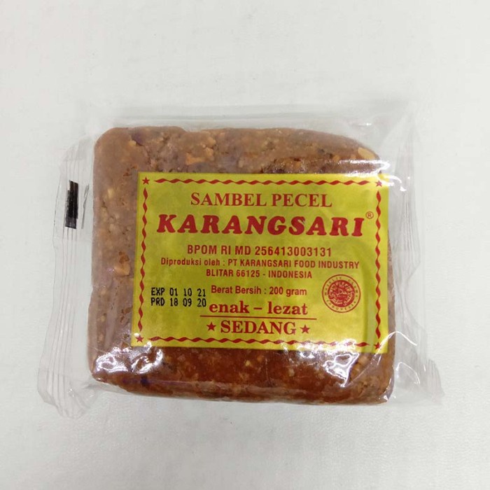 BUMBU PECEL KARANGSARI / SAMBAL PECEL KARANGSARI / SAMBAL PECEL