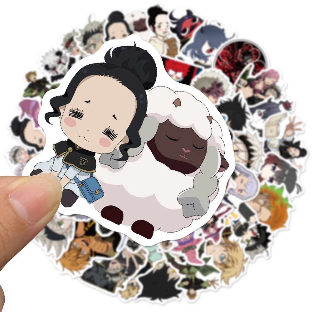 BC001 – Sticker / Stiker Anime Jepang Black Clover