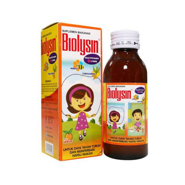 Biolysin Syrup 100 ml Multivitamin anak ORIGINAL-BPOM