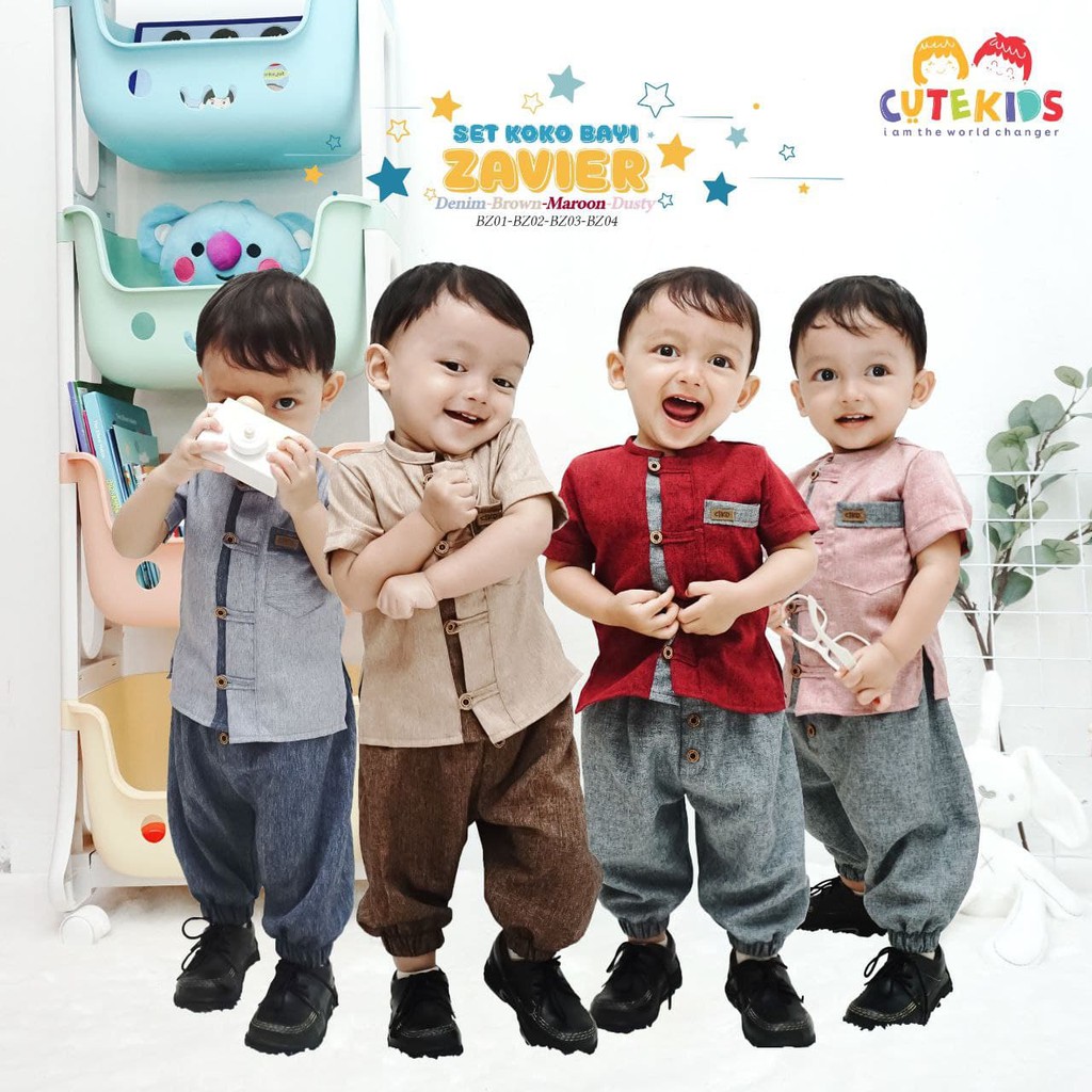 Baju Setelan Koko  Celana  Anak  Bayi Lucu Shopee Indonesia