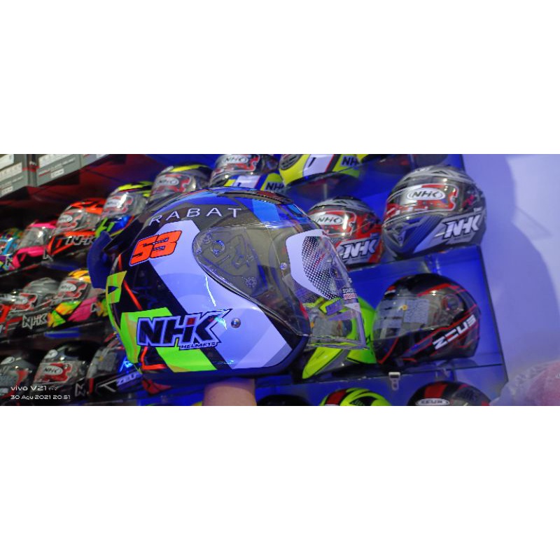 helm nhk r1 tito Rabat MotoGp spesial edition