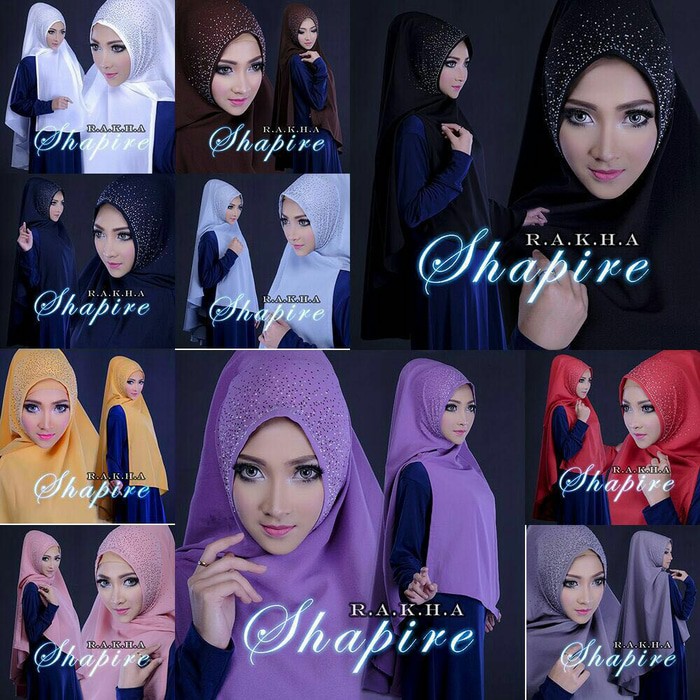 Jual  Hijab/Jilbab Khimar Shapire  Murah