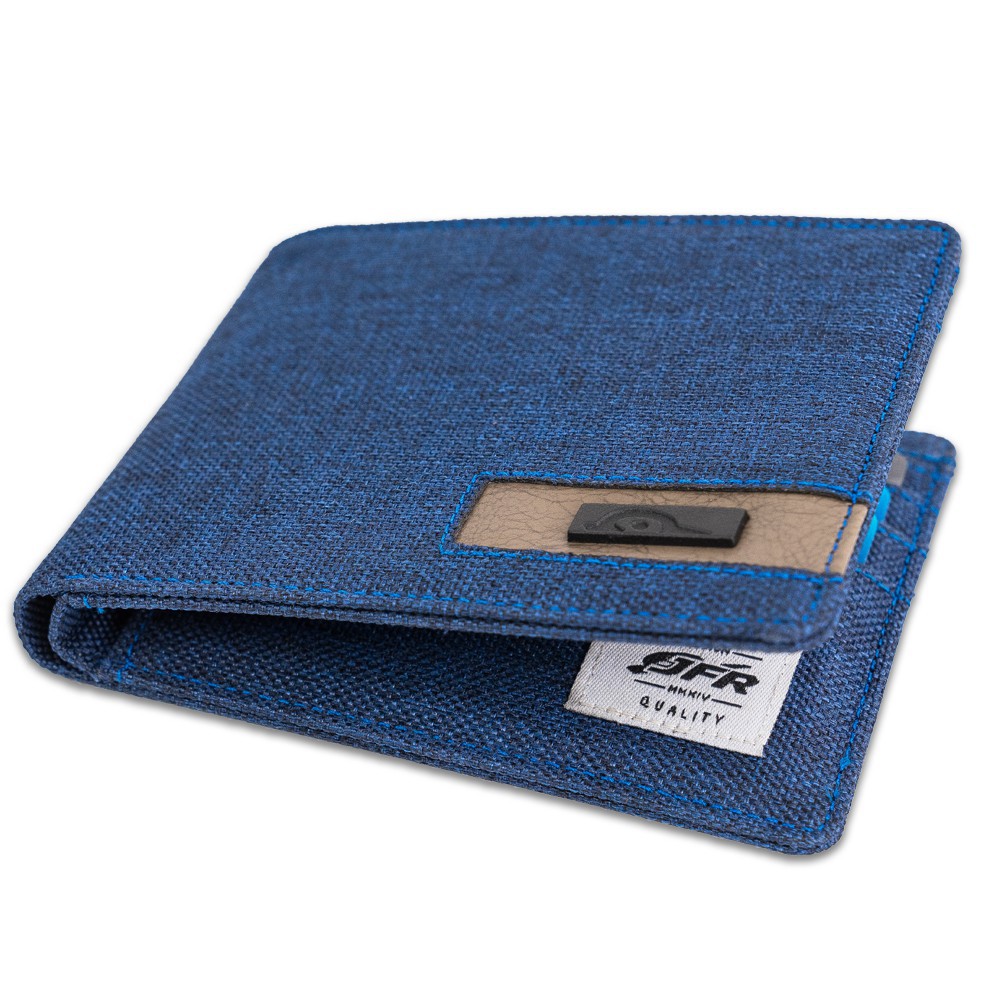 JFR Fashion Dompet Pria Cowok Cowo Laki Laki Bahan Kulit Kanvas Dompet Lipat Pria Original JSHOP03