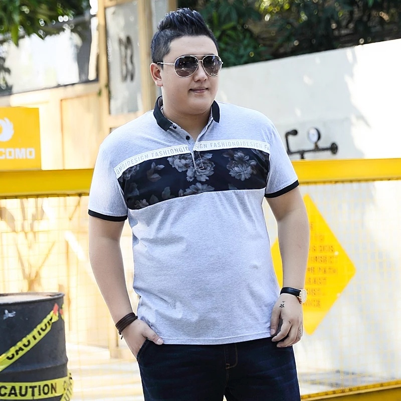 Kaos Polo Pria Jumbo XXL Carl Grey