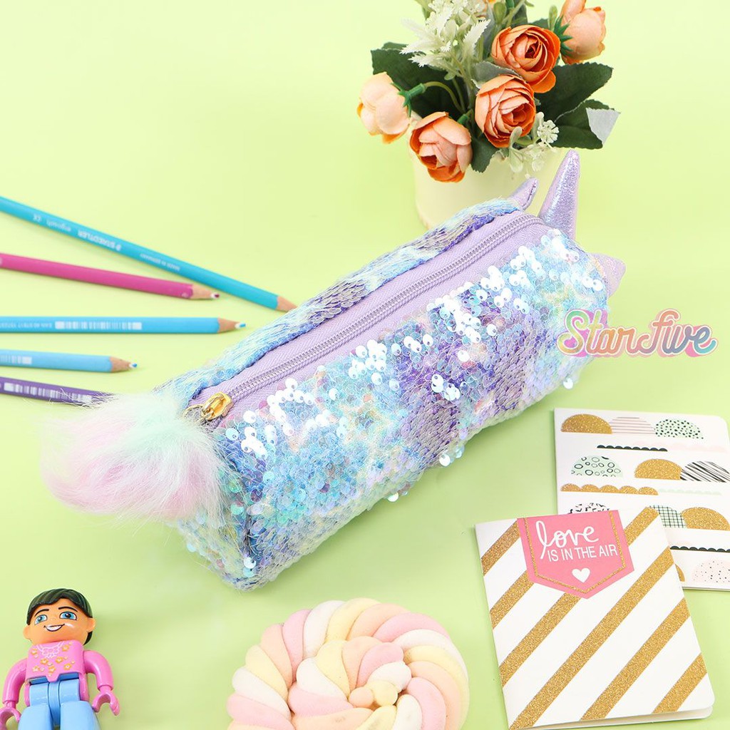 

Tempat Pensil Anak - Sequin Unicorn Starfive - Purple Star