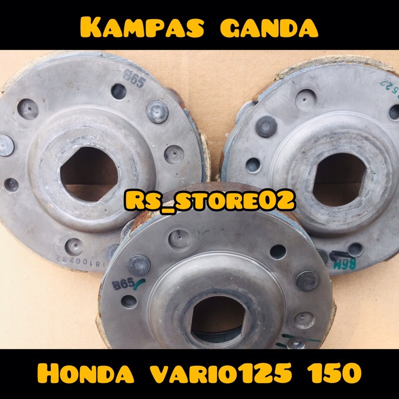 KAMPAS REM BELAKANG HONDA VARIO ORIGINAL / KAMPAS GANDA REM BELAKANG HONDA VARIO 125-150 ORIGINAL