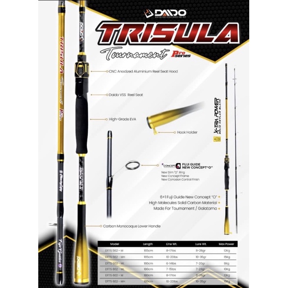 JORAN DAIDO TRISULA TOURNAMENT 180cm FREE PACK PIPA