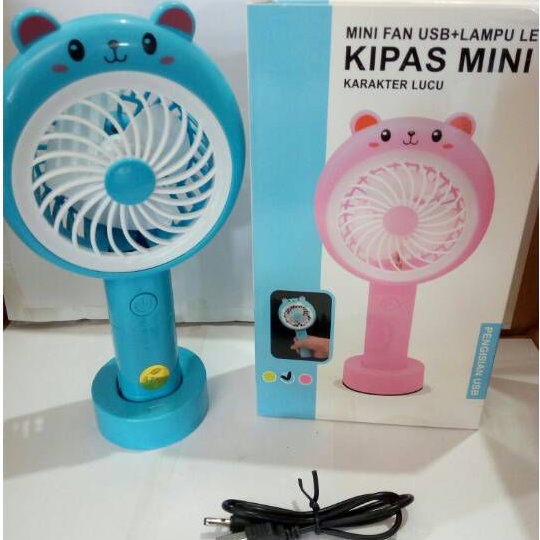 kipas mini karakter lucu
