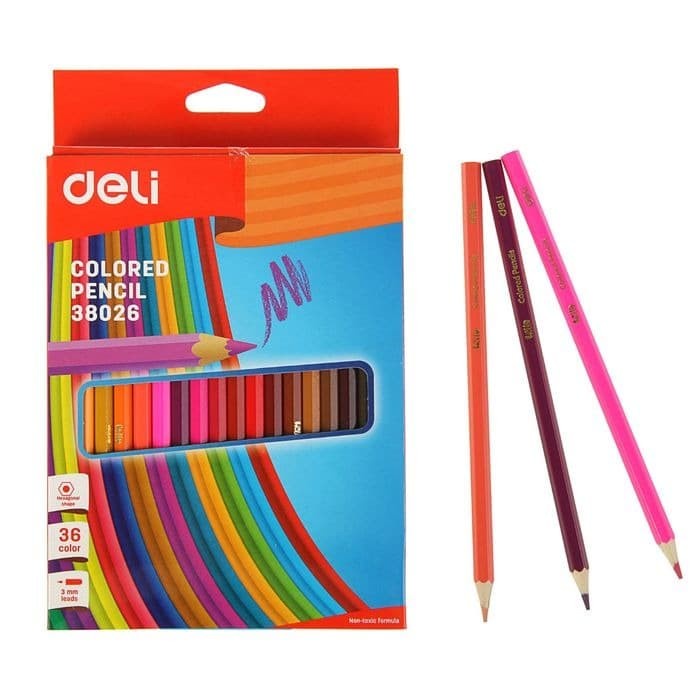 

Cantik Pensil Warna 36 Deli Colored Pencil E38026 Gilaa!!!