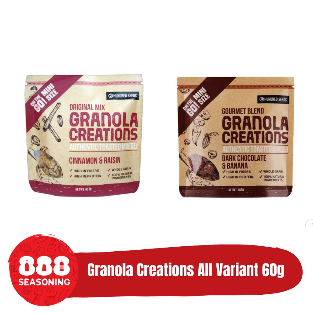 

HUNDRED SEEDS GRANOLA CREATIONS 60G