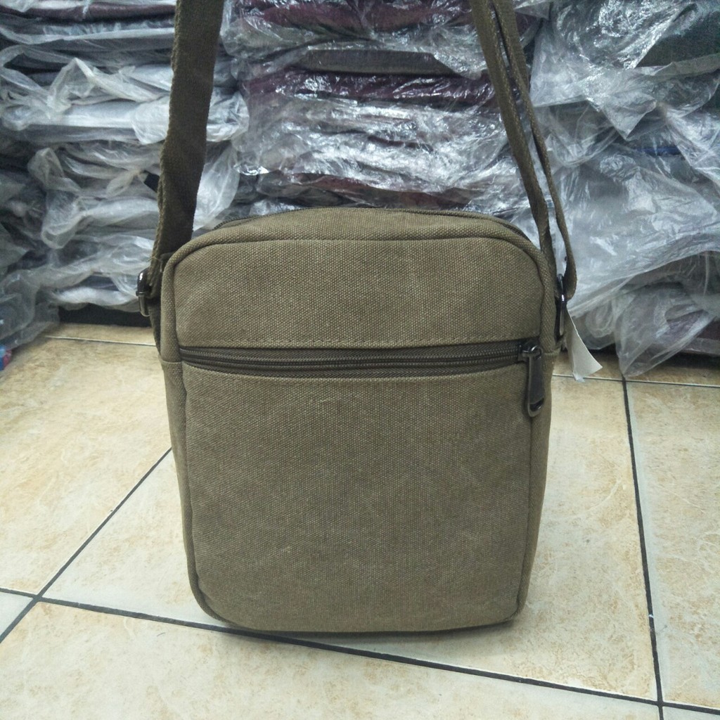 Tas Selempang Kanvas Pria Dan Wanita Tas Ipad 10 Inchi Tas Fashion import