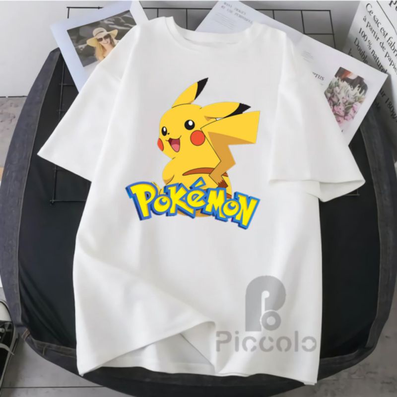 baju kaos anak anak pokemon go bahan  cotyon