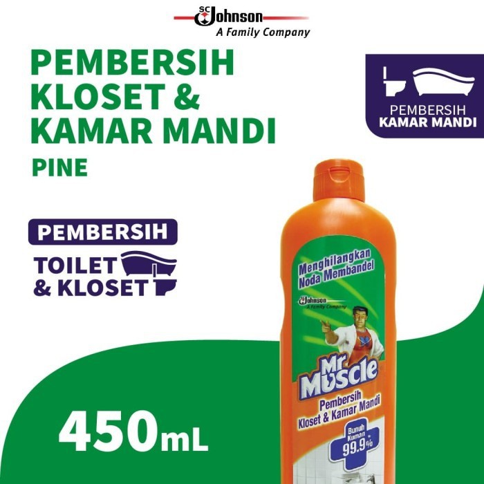 Mr. Muscle Pembersih Kloset & Kamar Mandi Botol 450ml