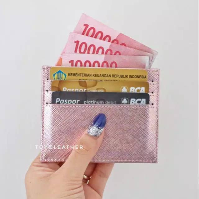 DOMPET KARTU/CARD HOLDER SLOT 6 + 1 SLOT MONEY TERMURAH KUALITAS PREMIUM!!!