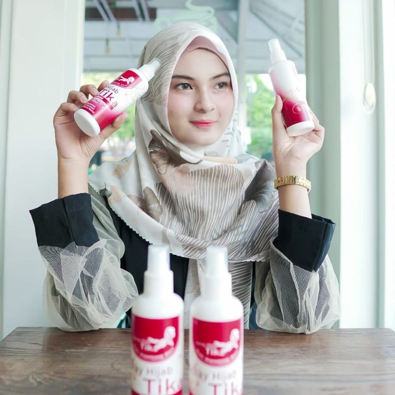 Spray HijabTika Original Promo Beli 4 Lebih Murah