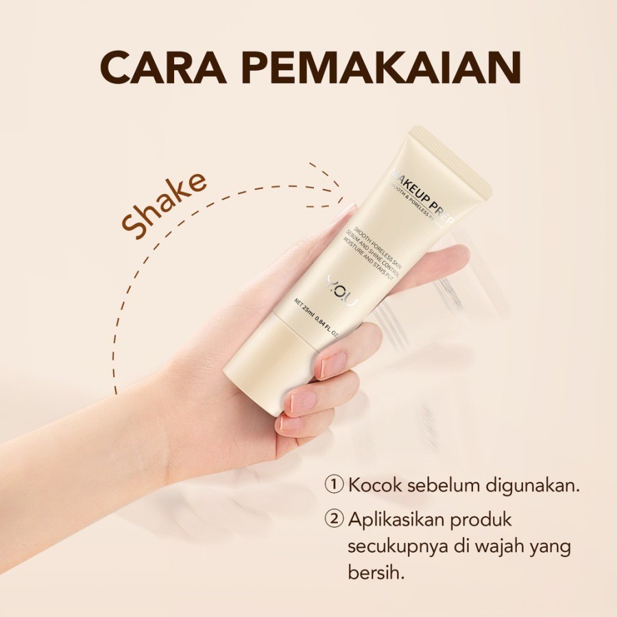 ✿ELYSABETHME✿ Y.O.U primer bright moist silky mouse effect base makeup sebelum pakai bedak foundation