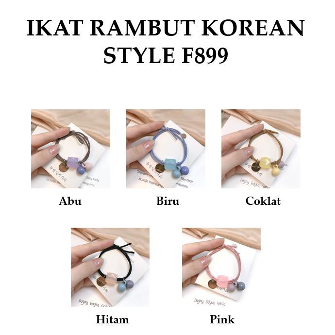 Grosir - F899 Karet Rambut Fashion / Ikat Rambut Korean Style / Kuncir Rambut Wanita