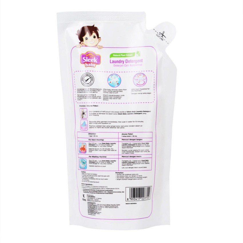 Sleek Laundry Detergen Refill - Kabakids Store