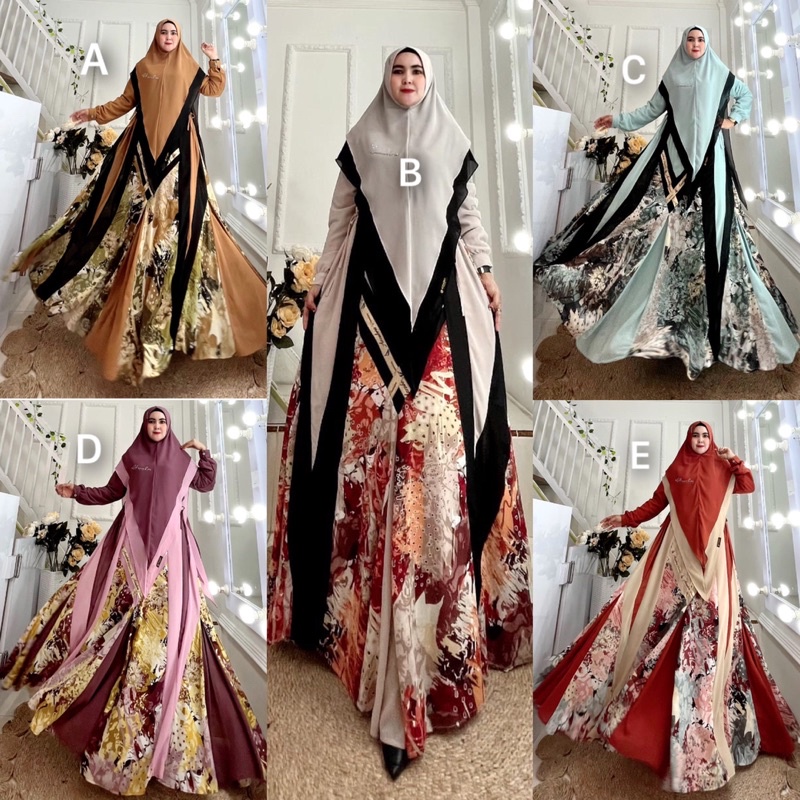 NADINE SERIES BY AZZAHRA/NADEEN SERIES BY AZZAHRA/GAMIS SYARI ORI BY AZZAHRA/AZZAHRA SYARI NADEEN SE