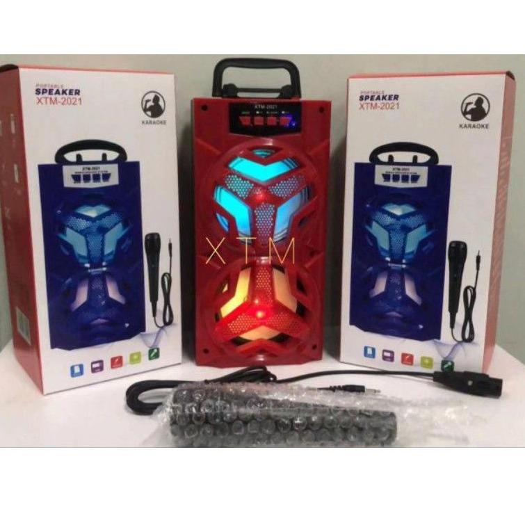 [KODE PRODUK WTGOQ8570] COD SPEAKER BLUETOOTH XTM-2021 // SX-2005PLUS MIC KARAOKE//SPEAKER SALON AKT