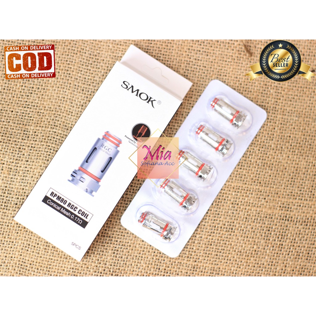 KOIL RPM 80 RGC COIL 0.17 ohm MESH harga satuan